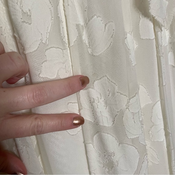 Ulla Johnson Mildred Floral Fil Coupe Ruffles Silk Blend Midi Dress - Picture 8 of 16